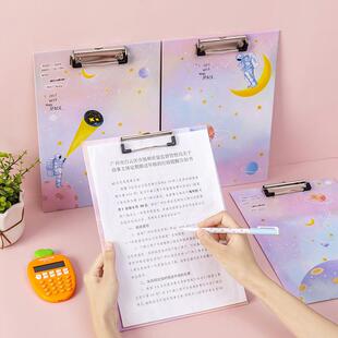 a4文件夹板纸质书写板考试垫板学生用夹本夹子竖写字板硬板文具儿童加厚多功能小学生幼儿园学习文具用品