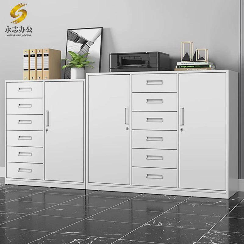 办公室文件柜铁皮矮柜储物柜带锁钢制置物柜收纳柜员工桌下资料柜,标准件/零部件/工业耗材,车间地垫,淘宝优惠券,粉丝福利购,淘宝优惠卷