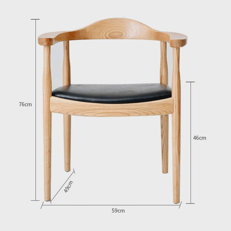 茶椅子餐桌椅广岛椅实木功夫茶椅子实木椅子总统椅会议靠背木椅子