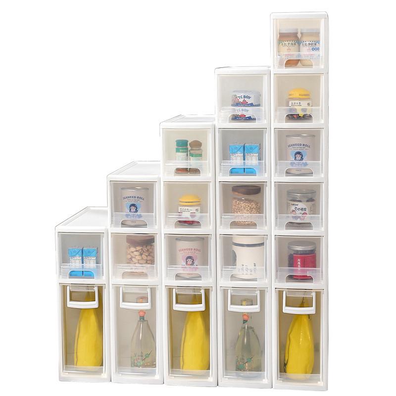 6s14/16/20cm卫生间夹缝收纳柜窄边家用厨房储物柜缝隙抽屉式置物