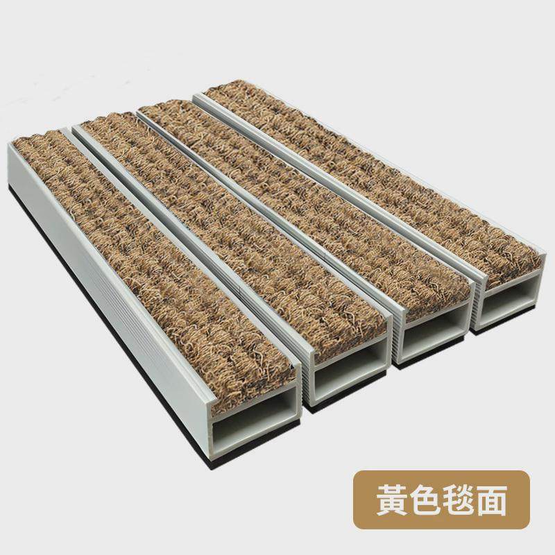 定制logo商用酒店进门门口迎宾垫塑钢铝合金地垫门店防滑除尘地毯