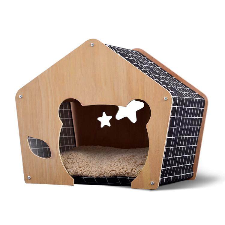 悦尚宠物帐篷窝轻奢式设计日韩风小木屋猫窝蓬风爆款猫狗通用现
