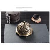 檀香缘仿铜工艺品盘香炉熏香炉家用摆饰佛具迎香沉香古典室内香炉