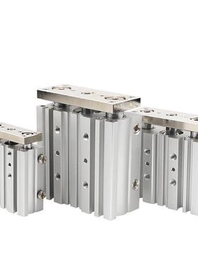 薄型带气缸杆导mgpm25x10/20/30/40/50/60/75/100/125~200-z