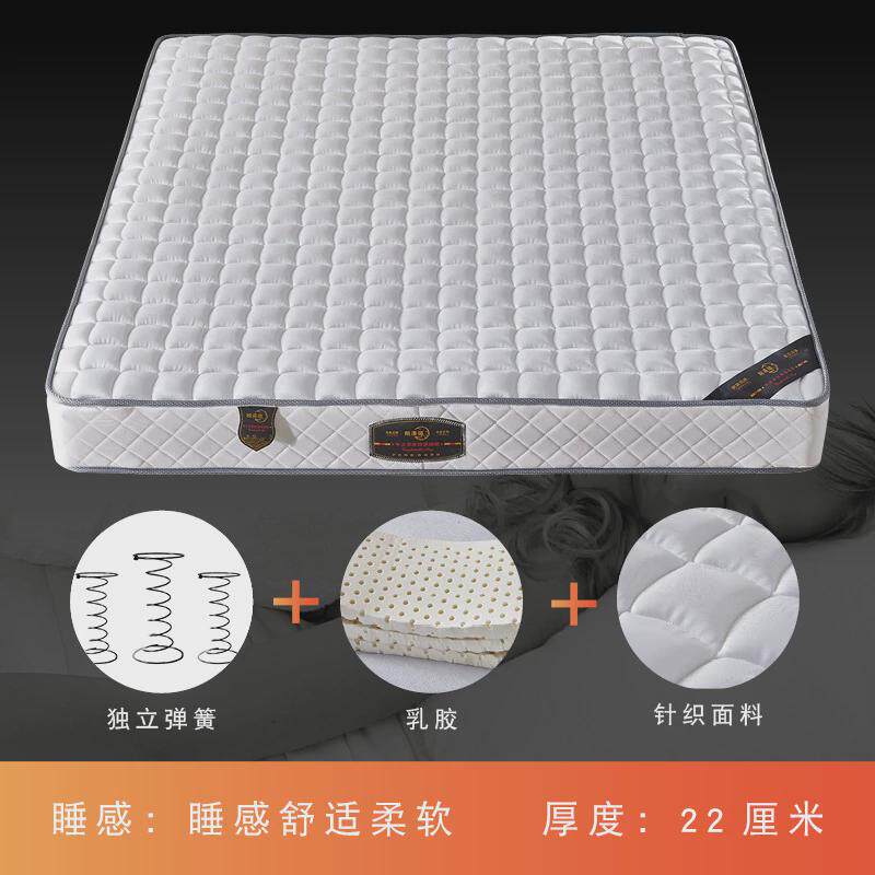 厚席梦思家用床垫租房专用1.5米硬床垫1.8m乳胶酒店20cm床垫软垫