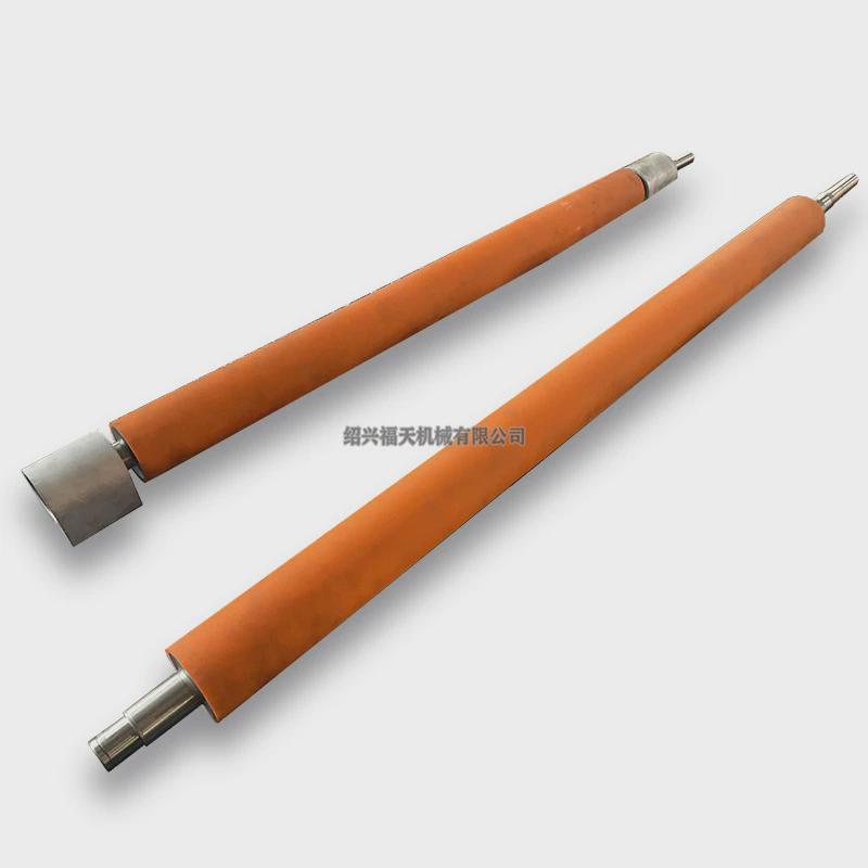 煤矿皮带输送机托辊抗静电包胶轴阻燃包胶托辊缓冲橡胶包胶辊