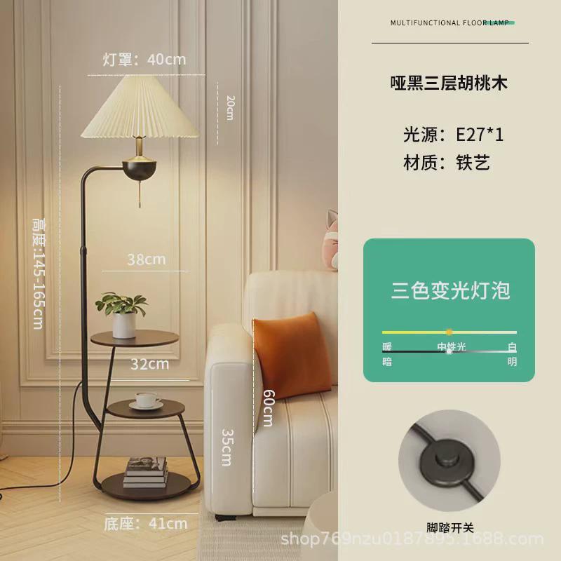 床头柜简约现代置物架卧室高级感边几创意带灯轻奢收纳小型床边柜