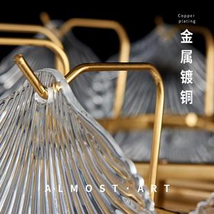 餐厅卧室书房创意艺术玻璃轻奢 北欧后现代简约大气客厅灯吊灯美式
