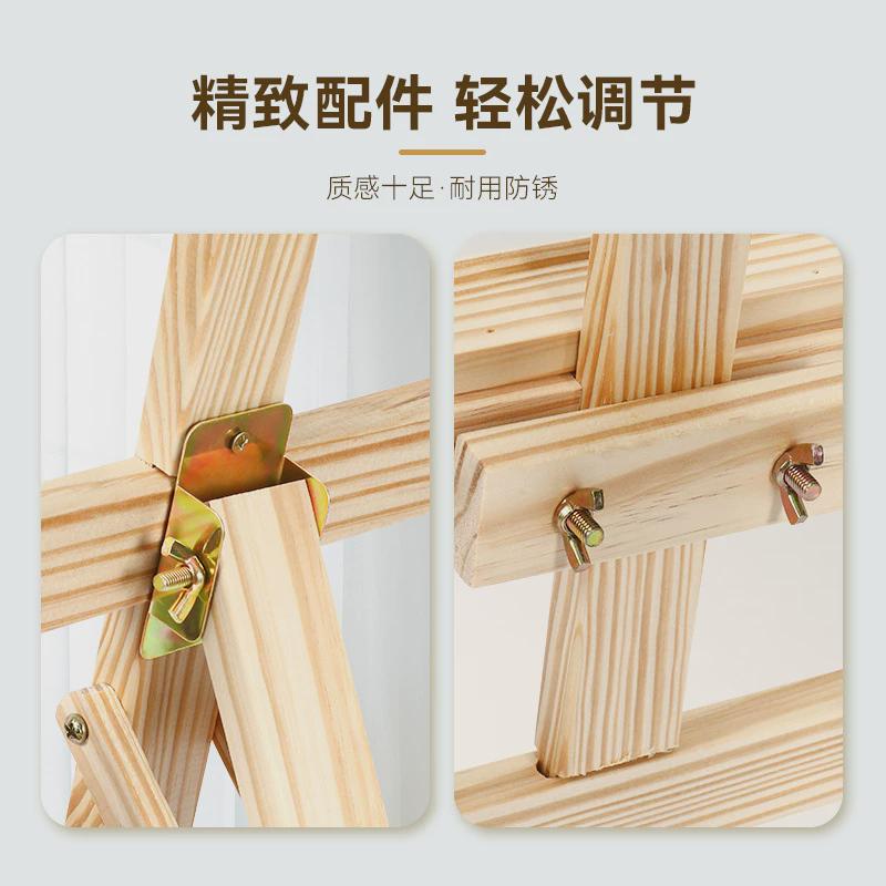 1.5米黄松木画架素描实木木质木制美术画板写生架绘画展示架专用