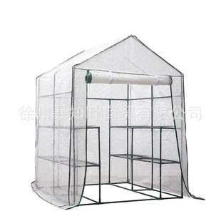 整套温室暖房走入温棚花房保式防雨棚钢架暖房育苗棚芽苗菜种植架