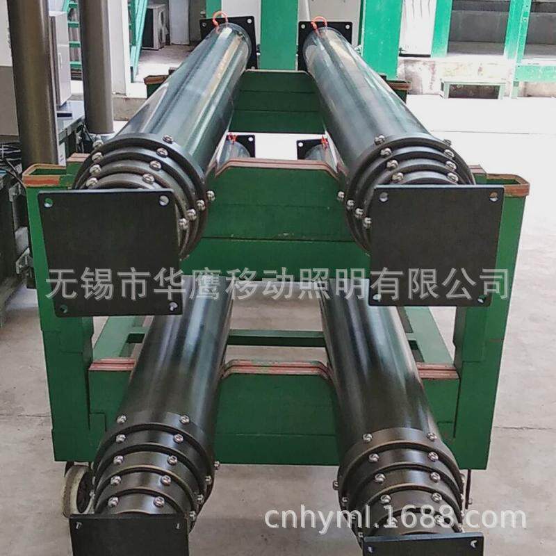 气动升降杆电动升降桅杆伸缩照明灯杆定制款华鹰工厂加图来