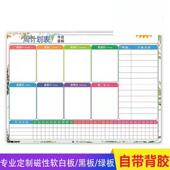 厂家供应广告磁性软留言白板公司企业办公室文化墙人员画板公告栏