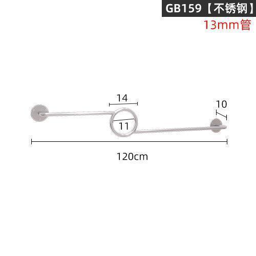 服装店展示架上墙正挂女装壁挂衣服架子店挂衣架不锈钢拉丝服装架