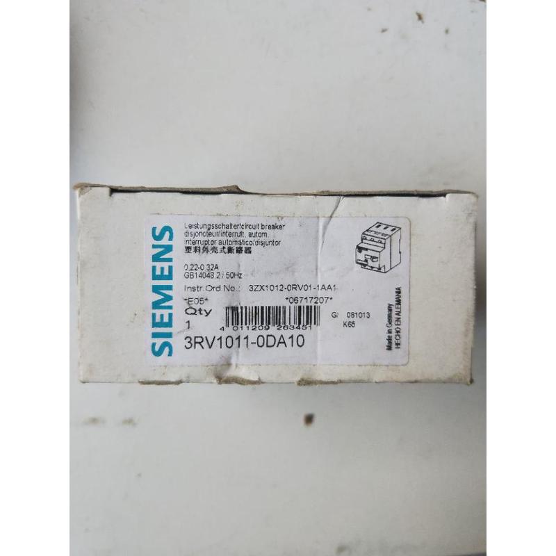 议价全新正品 西门子 3RV1011-0DA10 实物拍摄 现货
