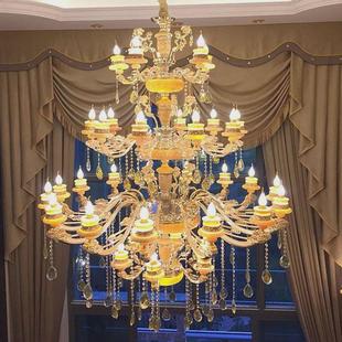 复式 吊灯书房灯 楼大吊灯别墅锌合金大厅灯楼中楼梯客厅欧式