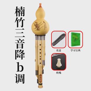 金丝楠竹三音葫芦丝学生初学演奏葫芦丝可拆卸学校采购葫芦丝乐器