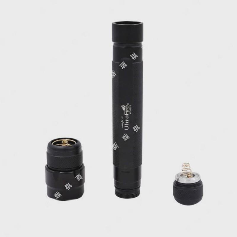 501D 502D手电筒外壳套料DIY配件用26.5MM灯头长款用2节18650电池
