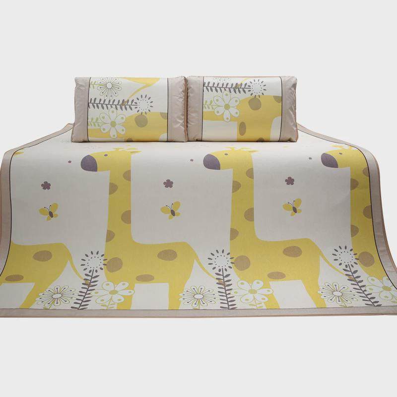 凉席冰丝席藤席子1.5双面可折叠1.8m子母床1.35卡通儿童床1.2米1,床上用品,冰丝席,淘宝优惠券,粉丝福利购,淘宝优惠卷