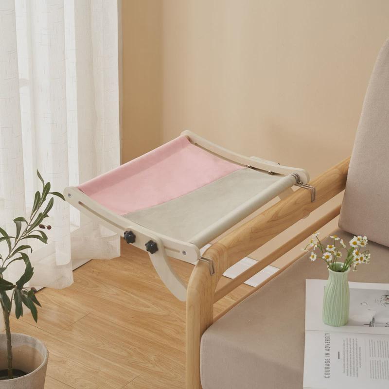 木质猫吊床阳台猫悬挂床挂猫窝床边猫床可挂可放四季保暖猫窝批发