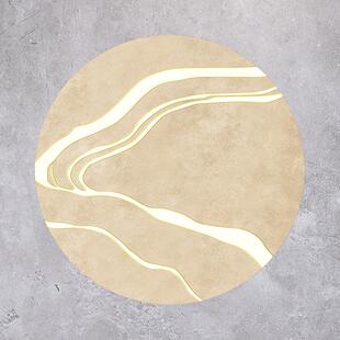 rkt4现代客厅卧室圆形地毯简约梳妆台茶几沙发简约试衣间垫