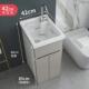 阳台洗衣柜组合一体柜陶瓷盆小户型脸盆带搓板浴室柜太空铝洗衣柜