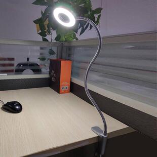 阅读学生书桌按钮式可调光夹子台灯寝室床头宿舍学习led台灯护眼