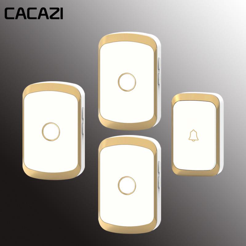 家用无线门铃 一拖三 交流远距离遥控电子门铃老人呼叫器不用电线