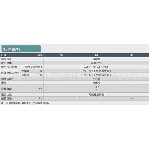 恒拓夹紧焊装防尘hitop直供akn50-80系列双动型磁环高气缸