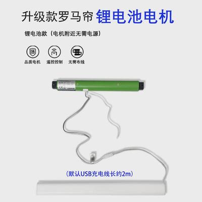 双层卧室罗马帘折叠帘客厅日夜书房卧室全遮光半透光电动遥控智能