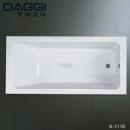 佛山厂家亚克力嵌入式 浴缸民宿酒店家用简易方形普通成人内嵌浴池