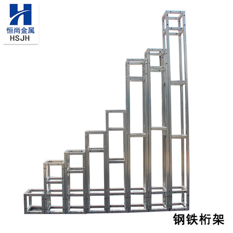 热镀锌方管铝合金背景架广告桁架舞台桁架钢铁桁架婚庆广告背景架