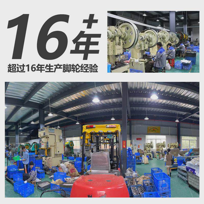 不锈钢tpr轮子橡胶轮静音平板车手推车拉货板车工业重型万向脚轮