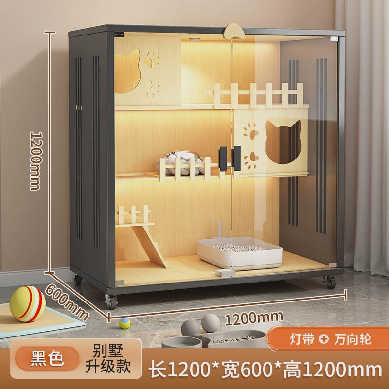 猫笼子超大自由空间豪华猫别墅猫屋室内猫窝家用猫咪房子猫舍猫柜