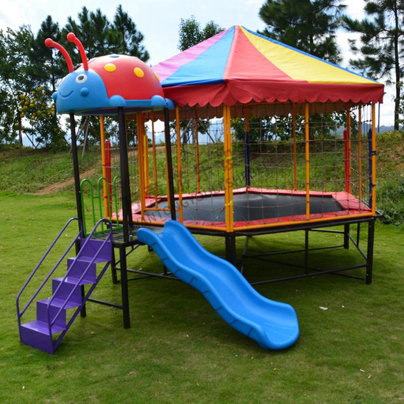 幼儿园小区蹦床室外儿童设备游乐园广场成人户外大型粘粘乐蹦蹦床