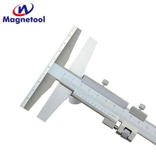 t型带微调划线尺木工专用尺木匠游标卡尺微调尺带划线平行划线尺