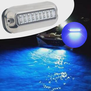 27led灯灯灯船用游艇不锈钢316水底灯水下灯10-30v白光蓝光绿光ip
