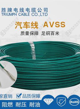 汽车电子电源线束FLRY-B1.0平方系列裸铜绞线AS耐高温线
