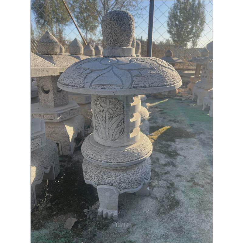 灯笼庭院坪灯制作青石仿古石塔石中式园林酒店摆件景观灯雕塑厂家