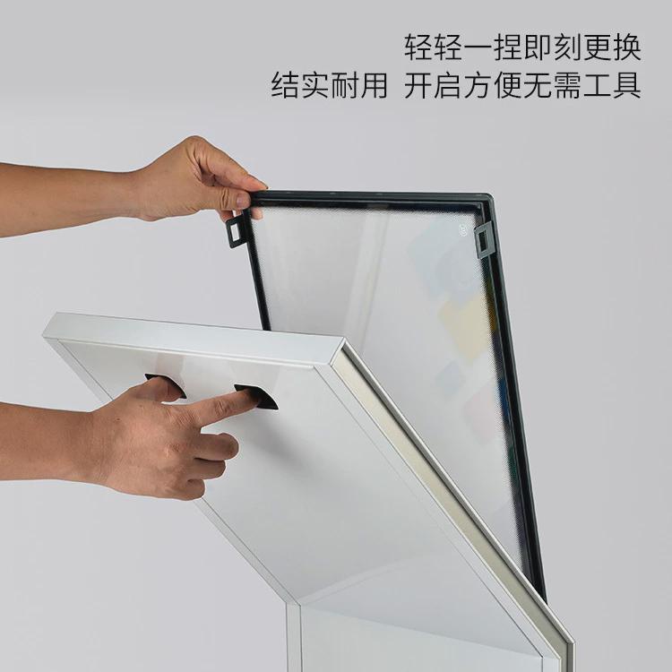 4s店汽车参数牌a4资料展示架水牌展架资料架亚克力立式引导架落地