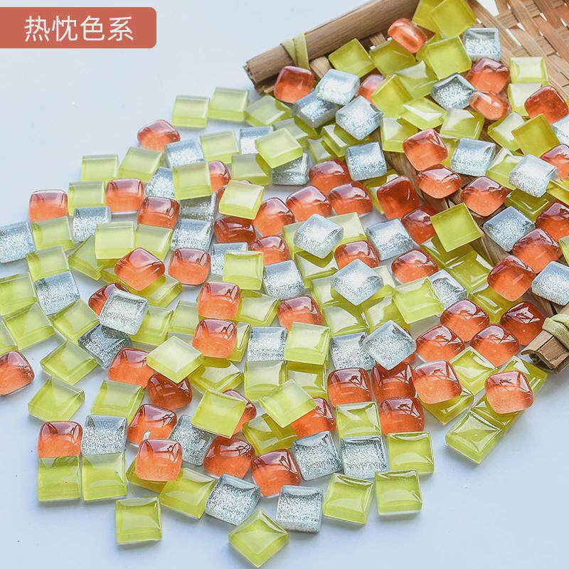 10公斤闪粉马赛克diy手工材料多源水晶自由石颗粒透明玻璃促销