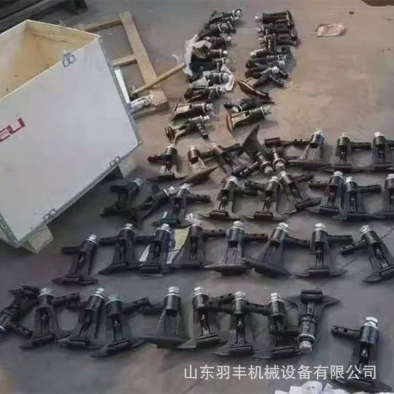羽丰牌矿用吊椅抱索器游乐缆车卡簧式抱索器卡箍式滑道配件