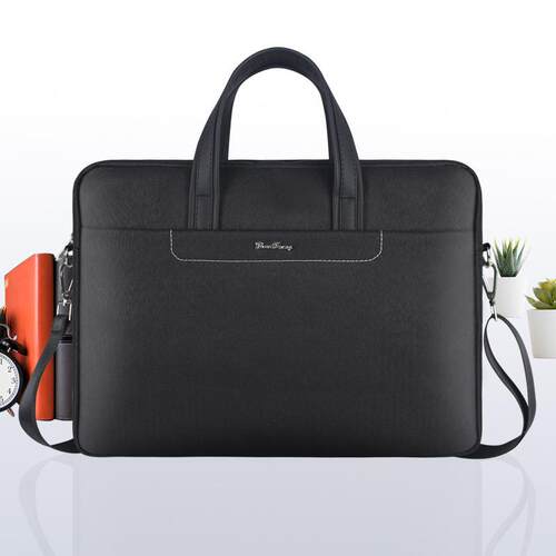 建腾多层商务公文包帆布加厚资料袋会议文件包手提男士文件袋