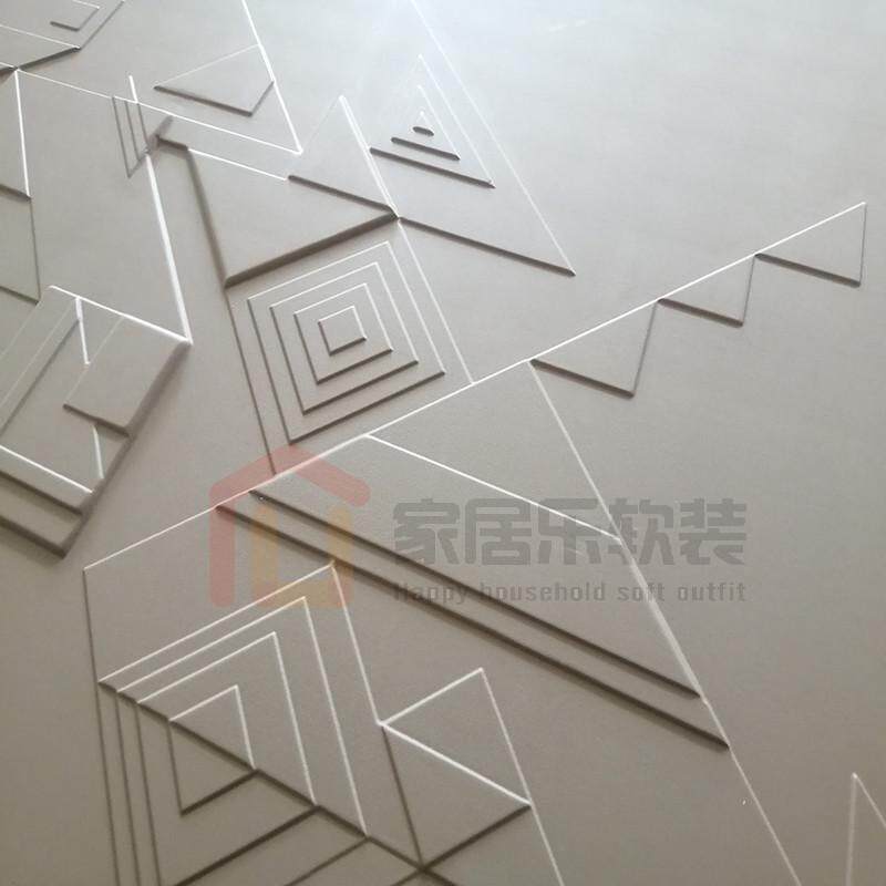 工厂酒店工程床头硬包软包精雕工艺背景墙5D浮雕立体雕刻硬包背景