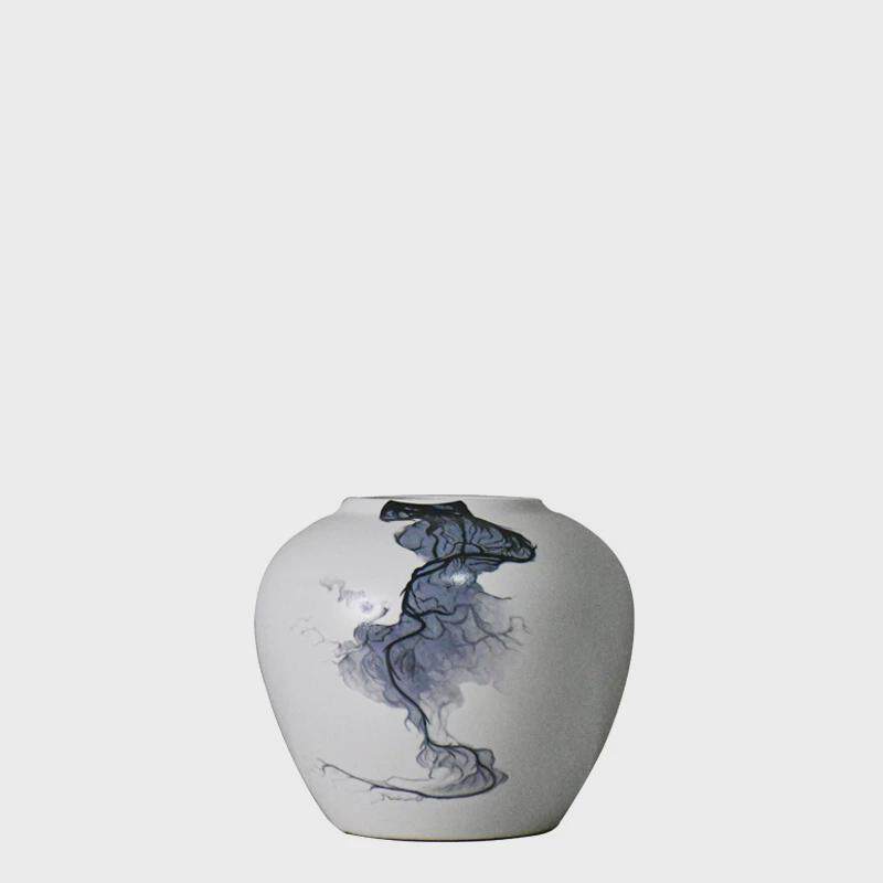 新中式创意陶瓷花瓶酒柜书房博古架客厅中式工艺品家居摆件装饰品