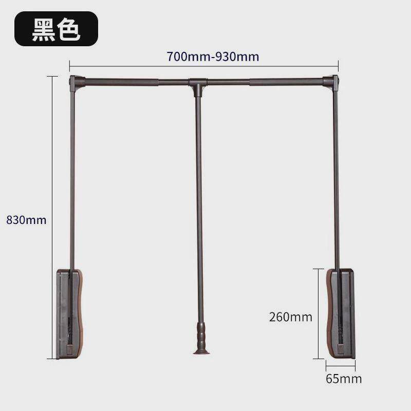 下拉式挂衣杆通衣柜升降晾衣杆衣伸缩拉杆高挂柜缓冲五金配件,基础建材,锁具配件,淘宝优惠券,粉丝福利购,淘宝优惠卷