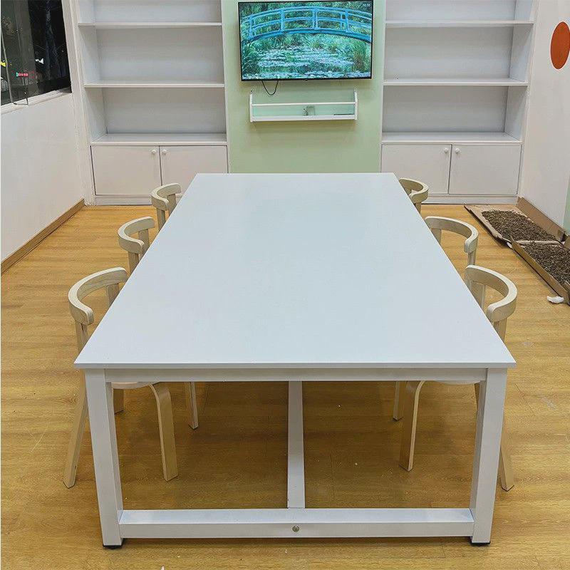 绘画桌美术桌学生培训班课桌椅补习辅导班手工书法画室桌钢化玻璃