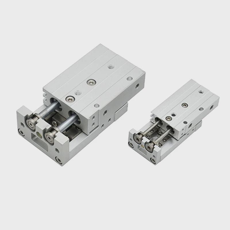 批发供应精密导轨小型气缸hls6/8/12滑台气动直线导轨亚德客型