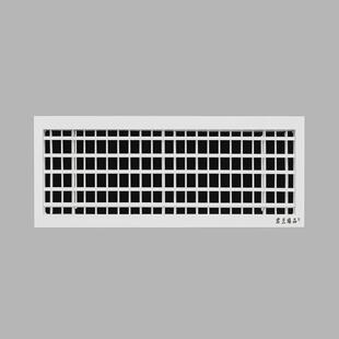 杭州厂家供应别墅回风中央空调出风口极简单双层出风abs格栅风口