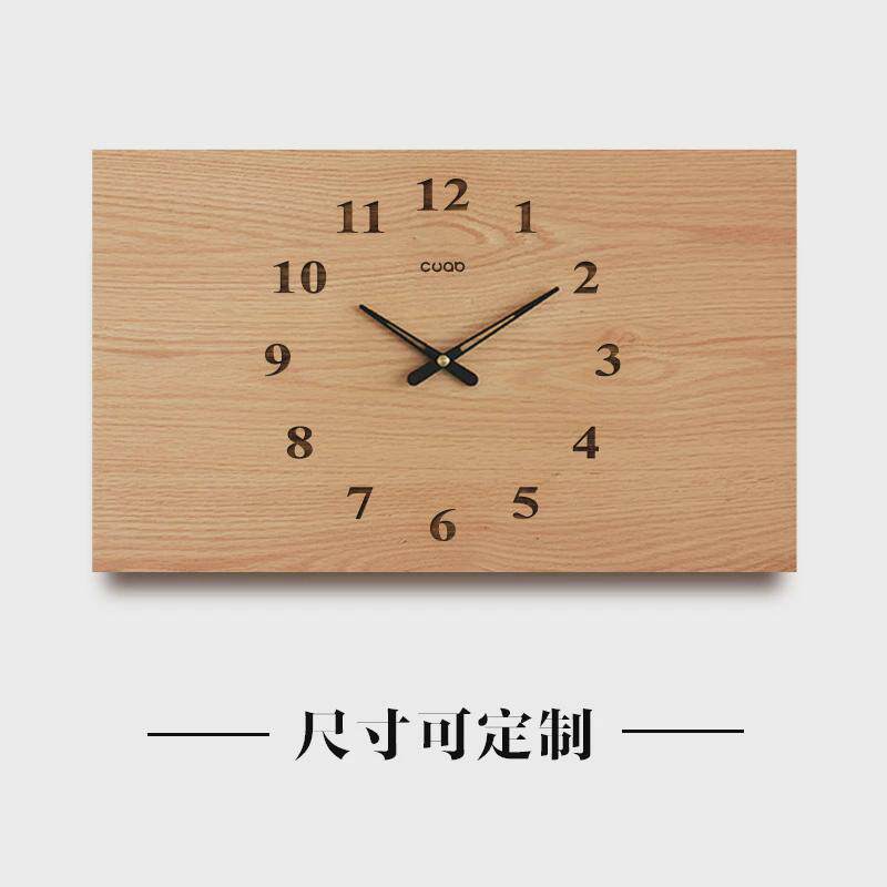61k3尺寸电表箱装饰画上翻盖遮遮挡箱电箱的挂钟简约横款带表diy