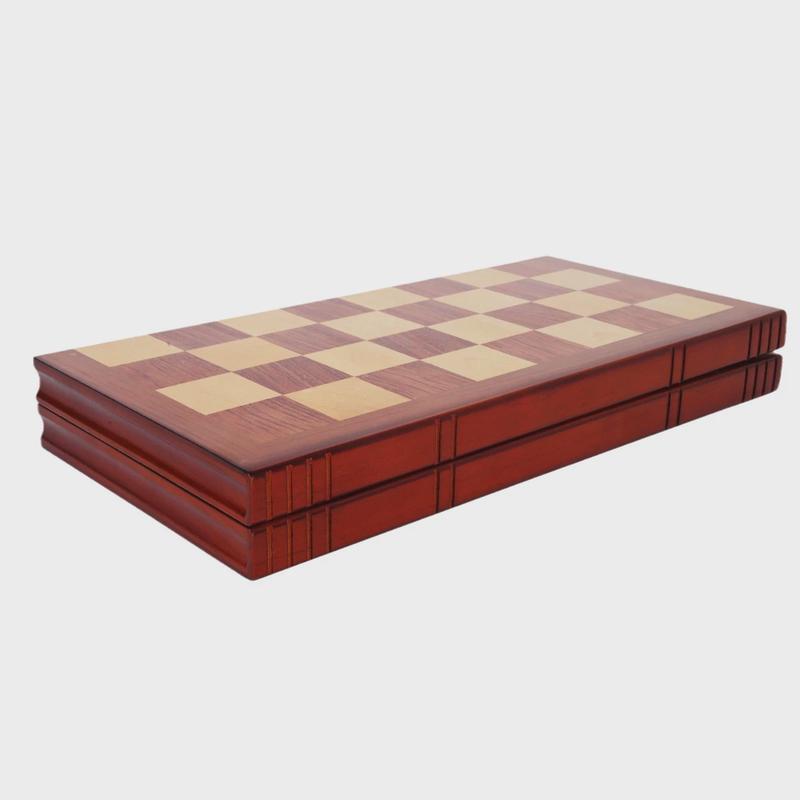 高档实木专用棋盘便携可折叠套装木质西洋棋学生儿童比赛国际象棋
